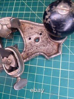 VINTAGE STANLEY NO. 71 USA WOODWORKING ROUTER PLANE with Cutter