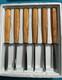 VTG Pfeil Swiss Made Wood Carving Tool Set -6 Pc Beginner Chisel Set NOS withBox