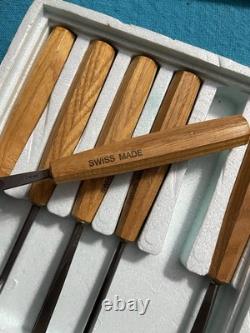 VTG Pfeil Swiss Made Wood Carving Tool Set -6 Pc Beginner Chisel Set NOS withBox