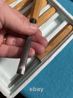 VTG Pfeil Swiss Made Wood Carving Tool Set -6 Pc Beginner Chisel Set NOS withBox