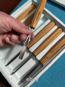 VTG Pfeil Swiss Made Wood Carving Tool Set -6 Pc Beginner Chisel Set NOS withBox