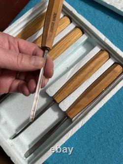 VTG Pfeil Swiss Made Wood Carving Tool Set -6 Pc Beginner Chisel Set NOS withBox