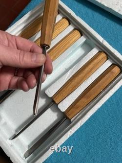 VTG Pfeil Swiss Made Wood Carving Tool Set -6 Pc Beginner Chisel Set NOS withBox
