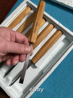 VTG Pfeil Swiss Made Wood Carving Tool Set -6 Pc Beginner Chisel Set NOS withBox