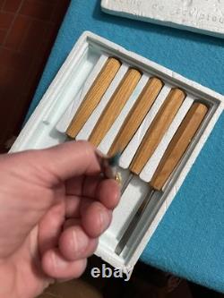 VTG Pfeil Swiss Made Wood Carving Tool Set -6 Pc Beginner Chisel Set NOS withBox