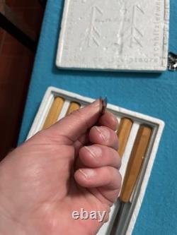 VTG Pfeil Swiss Made Wood Carving Tool Set -6 Pc Beginner Chisel Set NOS withBox