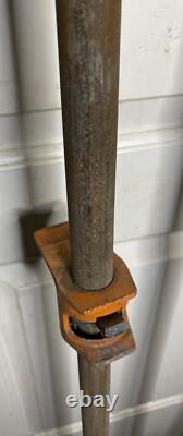 VTG Pony/Jorgensen 60in Woodworking Cast Iron Pipe Clamps Made in USA