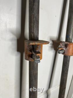 VTG Pony/Jorgensen 60in Woodworking Cast Iron Pipe Clamps Made in USA