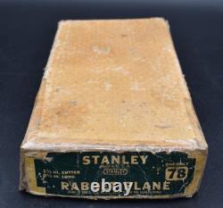 VTG Stanley 78 Rabbet Plane Woodworking Tool for Weatherstrip