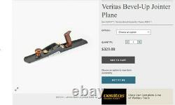 Veritas Bevel-Up Jointer Woodworking Plane