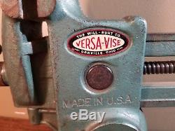 Versa-Vise Will Burt Co. 3 5/8 Gunsmith Wood Working Blacksmith Farrier Ex Cond