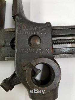 Very Early Wilburt Will Burt No. 1 Gun Woodworking #1 Versa Vise Bench Gun