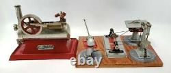 Vintage 1920s Empire Metal Ware B30 Steam Engine & Wilesco Woodworking Tools