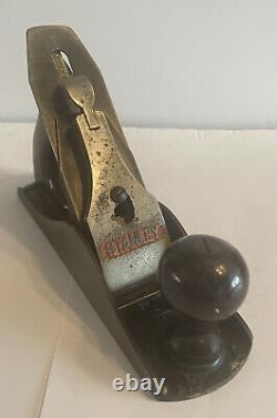 Vintage 1948 1961 Stanley Bailey No 4 Type 19 Smooth Bottom Wood Plane 9 1/2