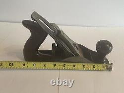 Vintage 1948 1961 Stanley Bailey No 4 Type 19 Smooth Bottom Wood Plane 9 1/2