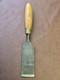Vintage 2 Woodworking Chisel With Boxwood Handle