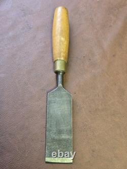 Vintage 2 Woodworking Chisel With Boxwood Handle