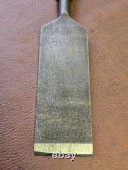 Vintage 2 Woodworking Chisel With Boxwood Handle