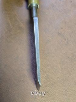 Vintage 2 Woodworking Chisel With Boxwood Handle