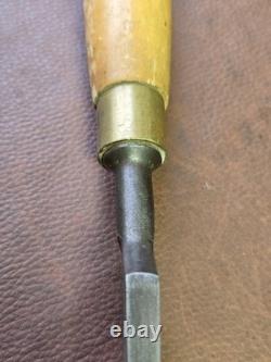 Vintage 2 Woodworking Chisel With Boxwood Handle