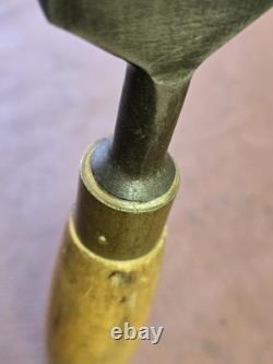 Vintage 2 Woodworking Chisel With Boxwood Handle