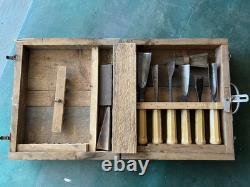Vintage 6 pcs Ulmia W Germany Woodworking Chisels 14'' x2'