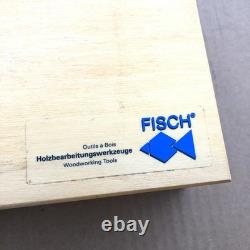 Vintage AUSTRIA FISCH 16 Pcs Forester Bit Set 3/16 to 2-1/16 Woodworking Tools