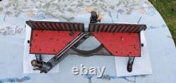 Vintage Adjustable Miter Box with Saw USA Made Woodworking Tool Estate Find