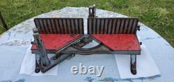 Vintage Adjustable Miter Box with Saw USA Made Woodworking Tool Estate Find