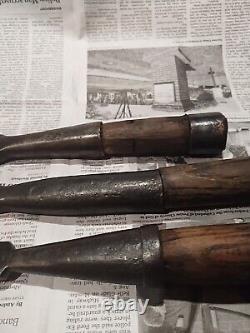 Vintage Antique Lot Of Wood Working Chisels