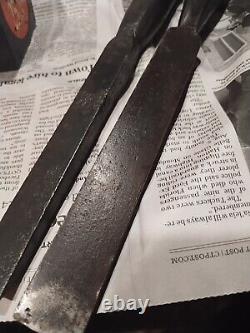 Vintage Antique Lot Of Wood Working Chisels