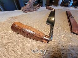 Vintage Antique PEXTO Draw Knife Large 14 Barnwood Handles EXC