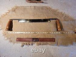 Vintage Antique PEXTO Draw Knife Large 14 Barnwood Handles EXC