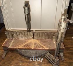 Vintage Antique Stanley No. 242 Cast Iron Mitre Box