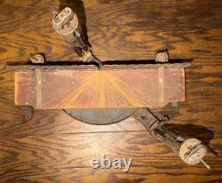 Vintage Antique Stanley No. 242 Cast Iron Mitre Box