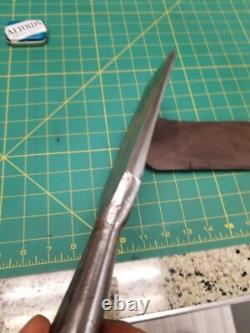 Vintage Antique Timber 2 Framing Slick Chisel Woodworking With Leather Sheath