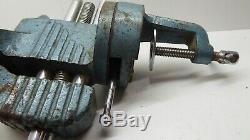 Vintage Bench Vice Swivel Carpenters Woodwork Hobby Clamp P&b Tools