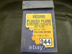 Vintage Boxed Record No 044 Plough Plane (716)