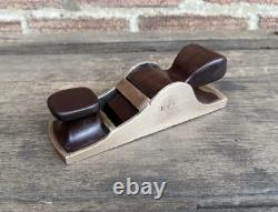 Vintage Brass & Rosewood Chariot Plane Woodworking Old Tool