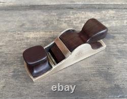Vintage Brass & Rosewood Chariot Plane Woodworking Old Tool