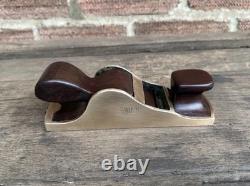 Vintage Brass & Rosewood Chariot Plane Woodworking Old Tool