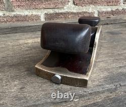 Vintage Brass & Rosewood Chariot Plane Woodworking Old Tool