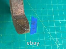 Vintage Broad Axe with Curved Hickory Handle Barn Find Woodworking Tool