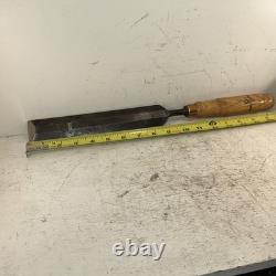 Vintage Buck Bros England 1-1/2Crank Neck Paring Chisel Wood Working Tool