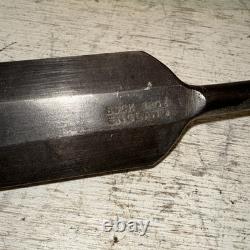 Vintage Buck Bros England 1-1/2Crank Neck Paring Chisel Wood Working Tool