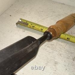Vintage Buck Bros England 1-1/2Crank Neck Paring Chisel Wood Working Tool