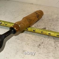 Vintage Buck Bros England 1-1/2Crank Neck Paring Chisel Wood Working Tool