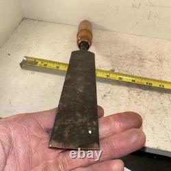 Vintage Buck Bros England 1-1/2Crank Neck Paring Chisel Wood Working Tool
