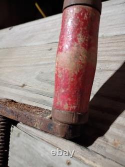 Vintage C. T. Co. 72 Ft Bar Clamp Heavy Duty Woodworking Tool Red Handle
