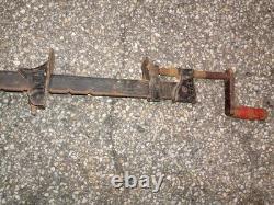 Vintage C. T. Co. 72 Ft Bar Clamp Heavy Duty Woodworking Tool Red Handle